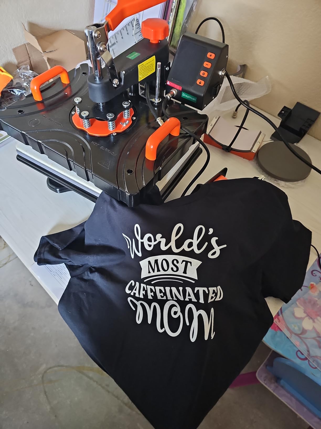 DREAMVAN heat press customer photo 4